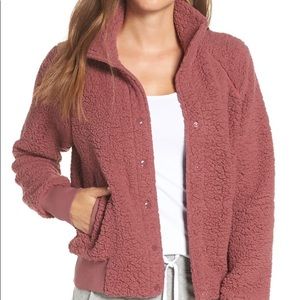 Zella Teddy Button Up Jacket